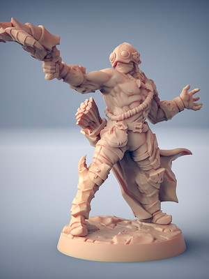 Miniatura scourgeland survivors rpg d&d - survivor c2