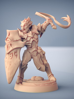 Miniatura ashen alfar rpg d&d ashen inquisitor a (m)