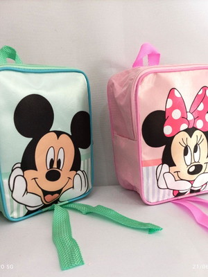 Mochila personalizada mickey e minnie candy collor