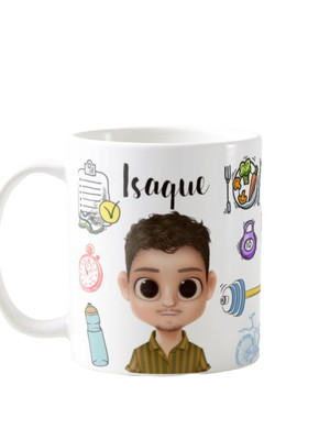 Caneca academia presente criativo professor educação fisica