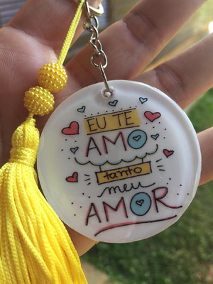 Chaveiro resina personalizados