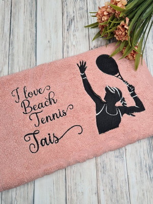 Toalha fitness para beach tennis
