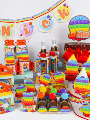 Kit festa pop it candy cores viva + 4 arquivos a sua escolha