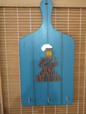 Placa decorativa "keep calm..."