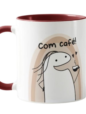 Caneca com café sem café int marrom