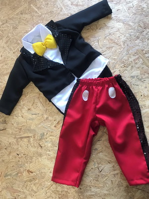 Fantasia infantil mickey luxo