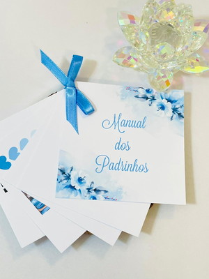 Manual dos padrinhos azul serenity - impresso