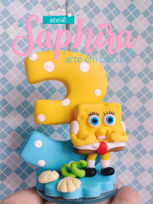 Vela bob esponja biscuit