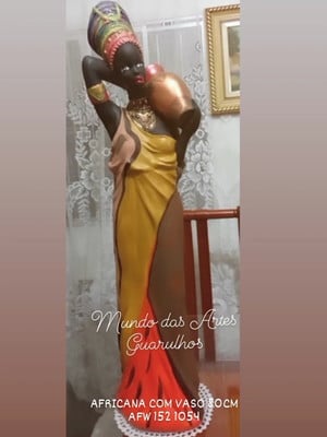 Africana com vaso 80cm