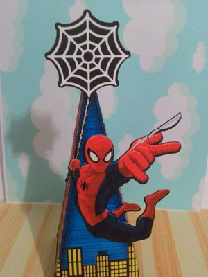 Caixa cone homem aranha