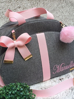 Bolsa maternidade lux - g linho