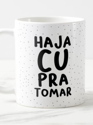Caneca haja cu pra tomar