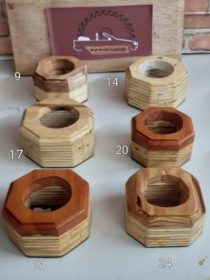 Cachepo (vaso) de madeira