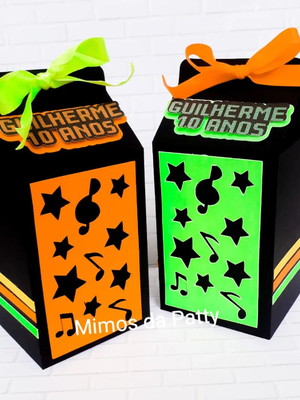 Caixa milk balada neon