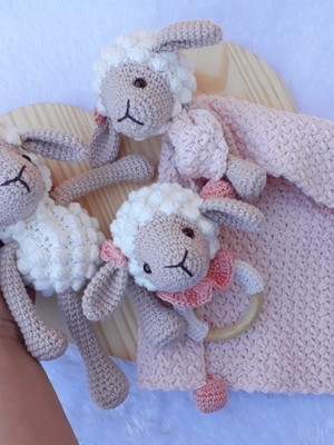 Kit boas vindas ao bebê tema ovelhinha
