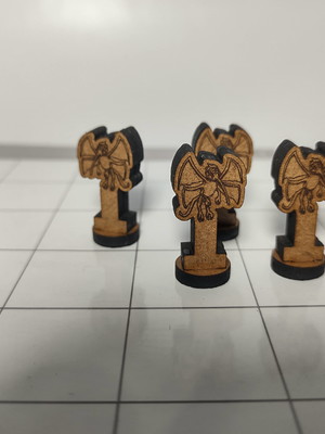 Stirge monstro em miniatura para rpg em mdf