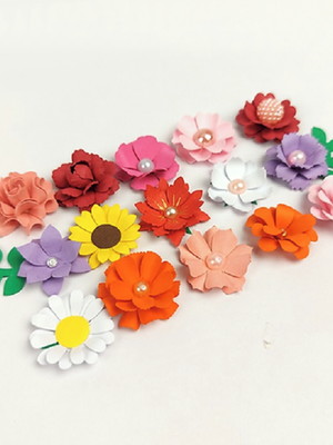 Arquivo de corte mega combo 15 und - flor scrapbook 2cm