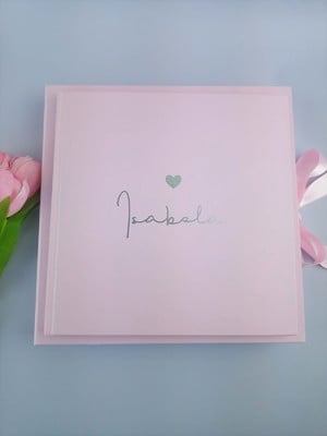 Livro do bebê e caixa personalizado