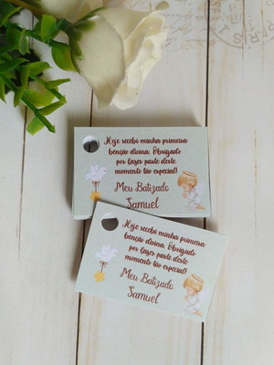 Tag batizado menino para lembrancinhas