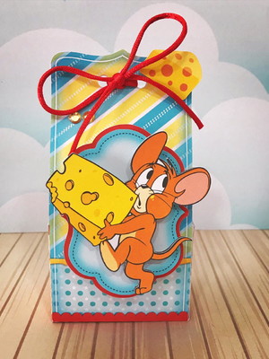 Caixa aberta (sacolinha) tom e jerry