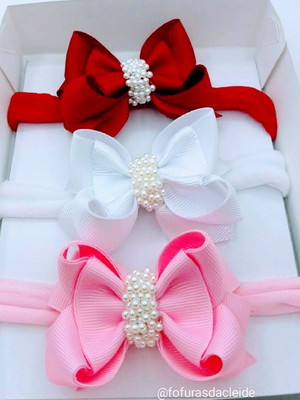 Kit de 3 lacinhos
