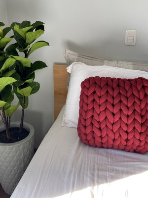 Almofada trico 45x45 magma cotton