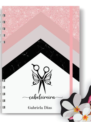 Caderno de agendamentos - cabelereira