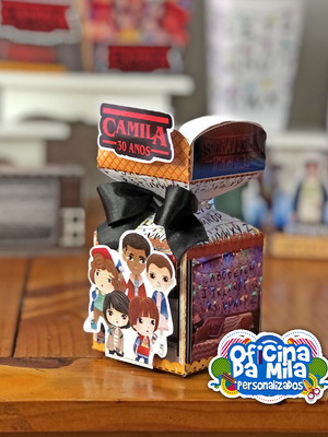 Caixa meia bala stranger things