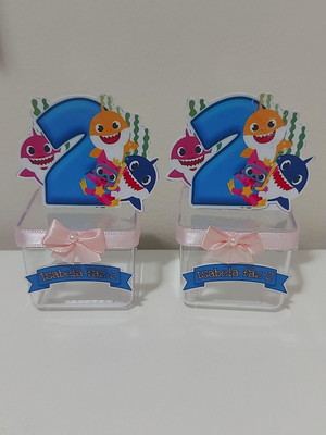 Caixa acrílica baby shark