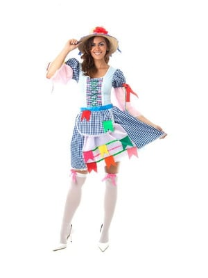 Vestido junino caipirona adulto