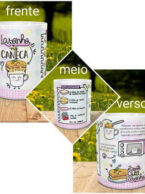 Caneca lasanha receita na caneca