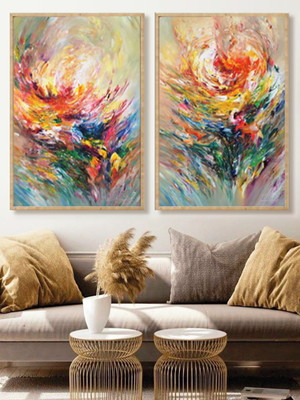 Quadros decorativos florais contemporâneo