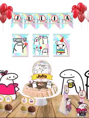 Kit festa flork meme - kit festa bentô