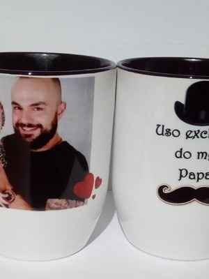 Caneca com foto dia dos pais- uso exclusivo personaliz