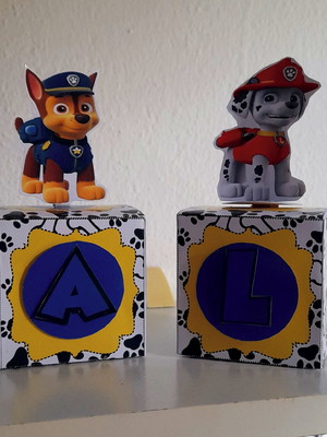 Caixa cubo/ patrulha canina