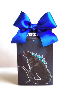 Caixa milk - godzilla azul