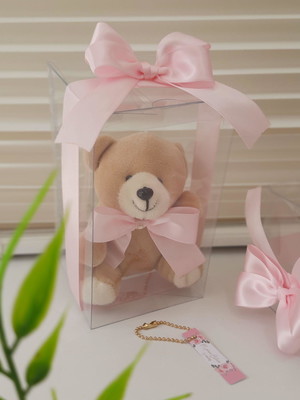 Urso novo + embalagem acetato