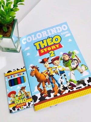 Kit colorir revistinha toy story