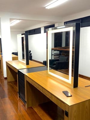 Espelho com led duplo 100x80