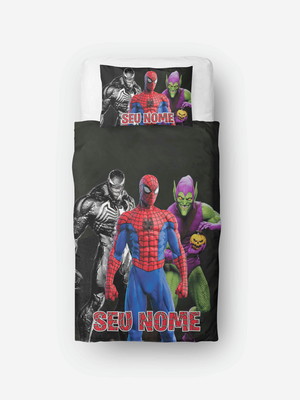 Lençol homem aranha solteiro personalizado