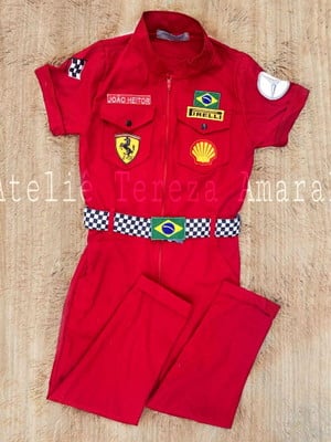 Macacão piloto formula 1