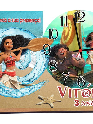Relogio moana com 5 unidades