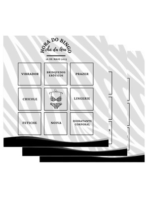 Chá de lingerie - bingo