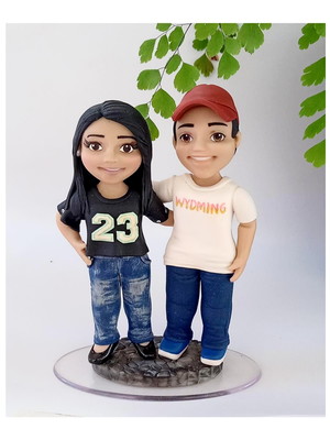 Casal personalizado biscuit