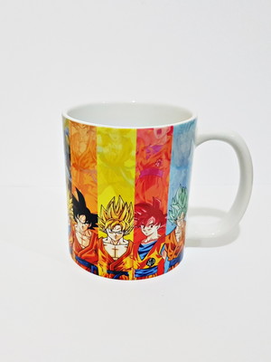 Caneca branca dragon ball