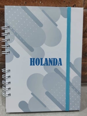 Caderno personalizado pautado