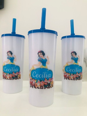 Kit 60 copos long drink 350 ml com tampa personalizado