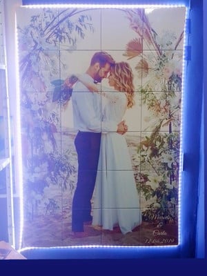 Painel personalizado de azulejos 24 peças+frete grátis sude