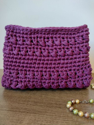 Necessaire de crochê violet