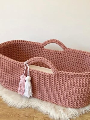 Cesto moisés para bebê/berçinho para bebê/rose